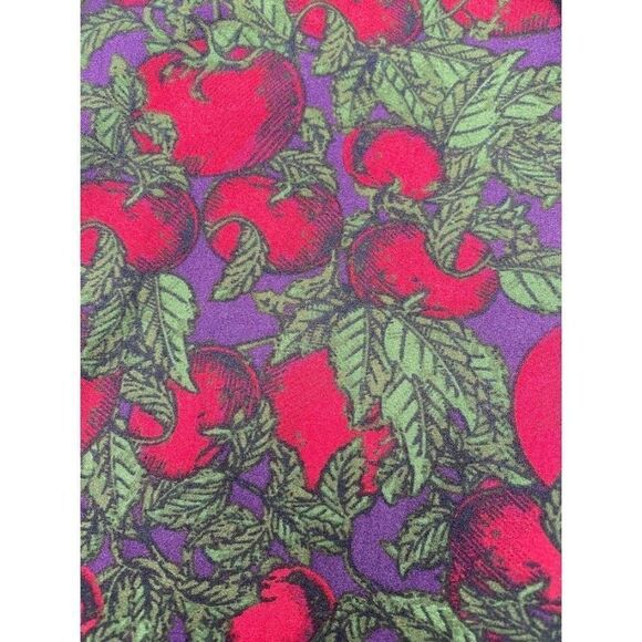LuLaRoe Leggings Purple Red Tomato OS NEW‎ - Picture 1 of 4